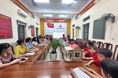 TRƯỜNG TIỂU HỌC GIA TRẤN B TỔ CHỨC CUỘC THI SÁNG TẠO THANH, THIẾU NIÊN VÀ NHI ĐỒNG CẤP TRƯỜNG
