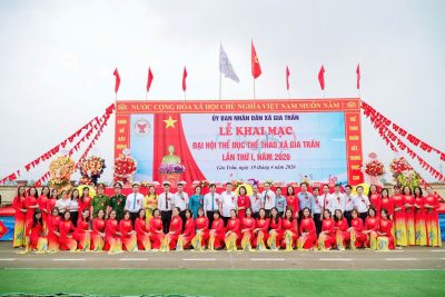 🎉TRƯỜNG TIỂU HỌC GIA TRẤN B THAM GIA LỄ KHAI MẠC ĐẠI HỘI THỂ DỤC THỂ THAO XÃ GIA TRẤN LẦN THỨ I 🎉