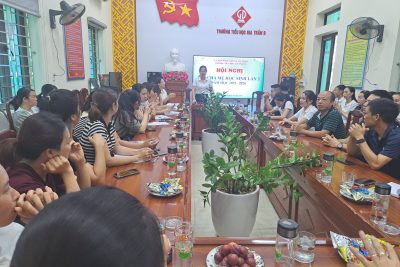 🏫 TRƯỜNG TIỂU HỌC GIA TRẤN B – HỌP PHỤ HUYNH CUỐI NĂM HỌC 2025 – 2026 🏫