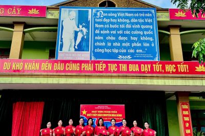 TRƯỜNG TIỂU HỌC GIA TRẤN B – HƯỚNG VỀ NGÀY 30/4 LỊCH SỬ