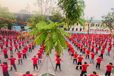 TRƯỜNG TIỂU HỌC GIA TRẤN B THAM GIA NGÀY HỘI ĐỒNG DIỄN VÕ VOVINAM TOÀN TỈNH NINH BÌNH